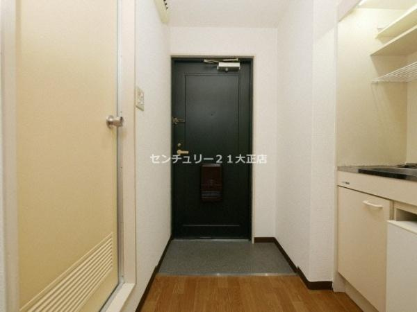 大阪市港区南市岡３丁目の賃貸マンションのセキュリティ|★ドアロック付き★