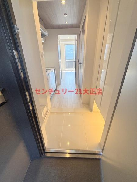 パークフラッツ弁天町駅前の玄関