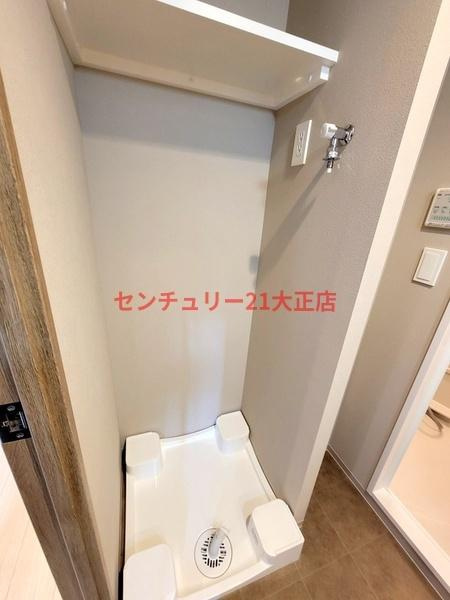 Louis Residence 弁天町の洗面所|★室内洗濯パン★