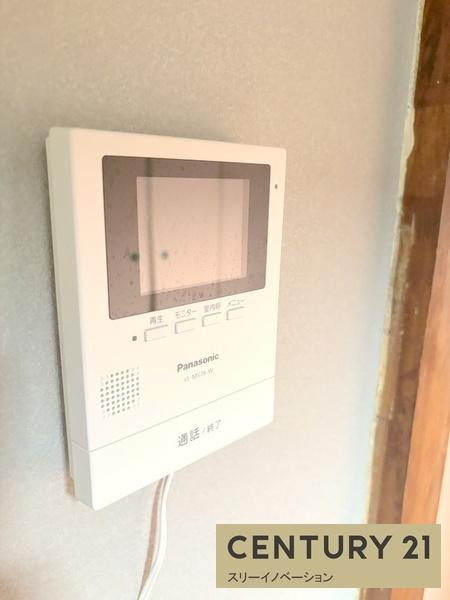 三軒家東貸家のセキュリティ|★ＴＶモニター付きインターホン！★