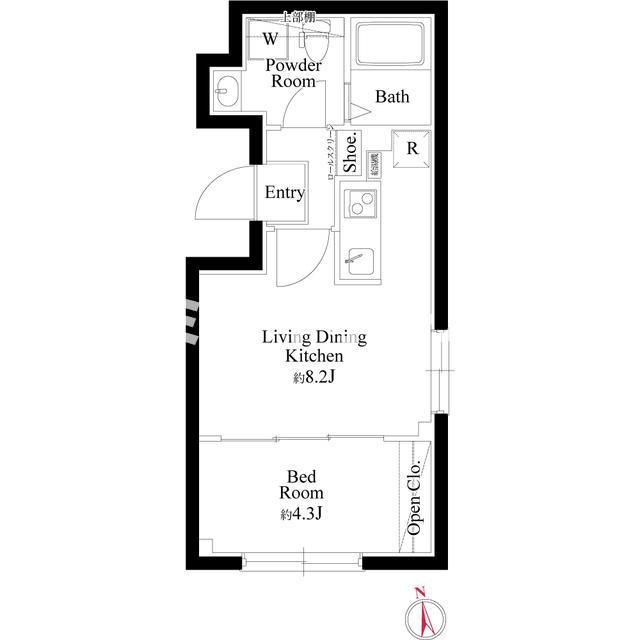 CASA PIAZZA 下丸子の間取り