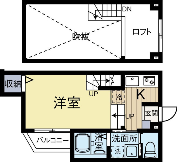 【間取り】 | サニーガーデン諸岡