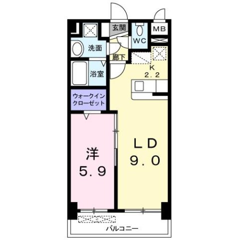 【間取り】 | プレステージ空港東