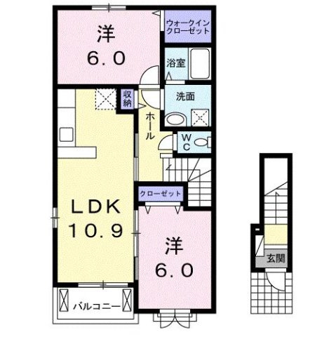 【間取り】 | プリムローズ・ＴＫ