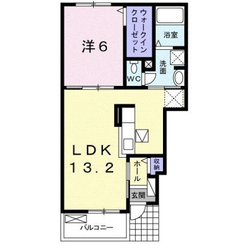 グランシャリオ　Ⅲの間取り