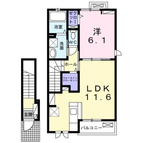 パークサイド　タウンの間取り