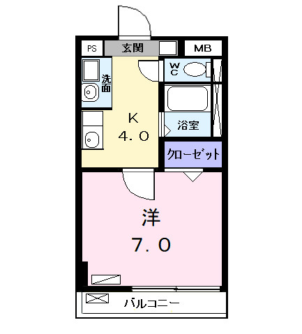 エスポワールＫの間取り