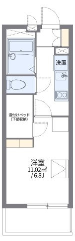 レオパレスエローラキトウの間取り
