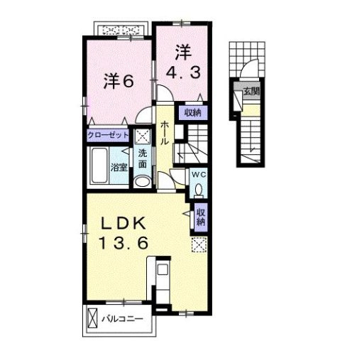 ｓｕｎｎｙ　ｍａｉｓｏｎ　Ⅲの間取り