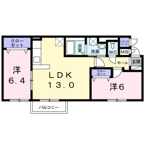 サンライズ３の間取り