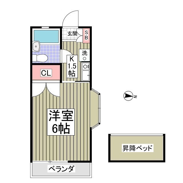 中川ヒルハイツの間取り