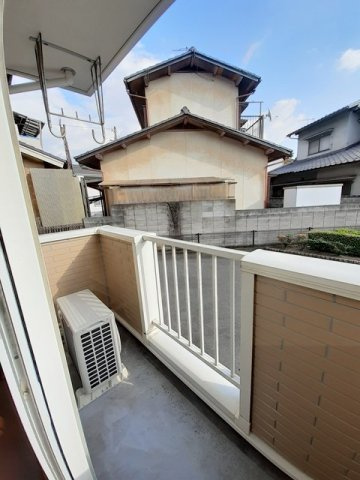 エスポアール　連島のバルコニー