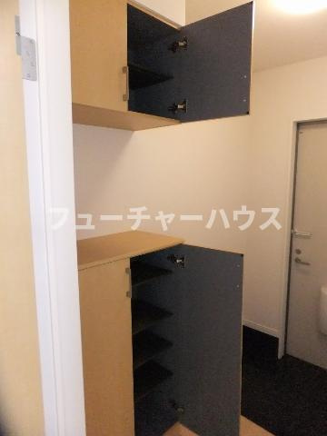 グレイスヴィラ　ヒダカⅡの玄関|シューズボックス（イメージ）