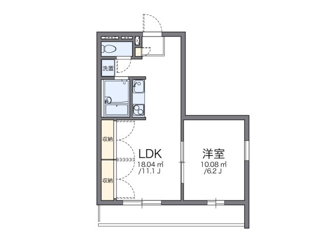 レオパレス７５１の間取り