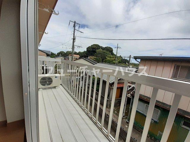 仲屋コーポ諏訪のバルコニー