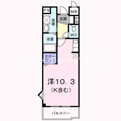 オーセント赤塚の間取り
