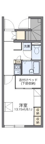 レオパレス純Ⅲの間取り
