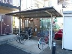レオパレスグリーン文桜のその他|屋根付き駐輪場