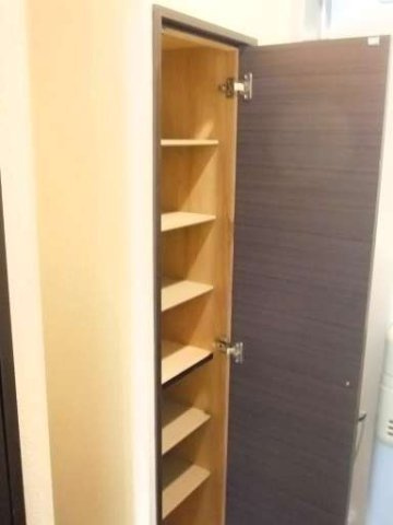 レオネクストステラの玄関|靴箱有り。
