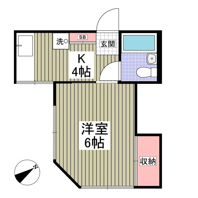 ハイツ前原の間取り