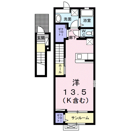 アザレアＥａｓｔの間取り