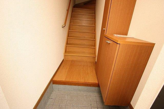 コンフォール穂波の玄関