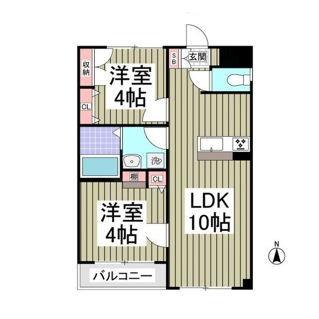 小平ファミリーマンションの間取り