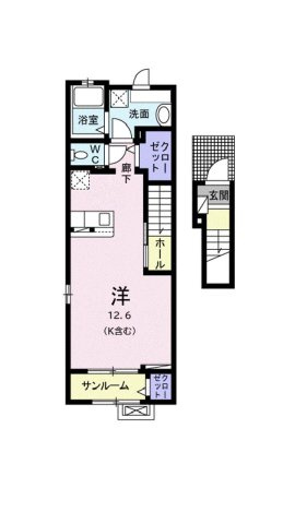 クラール泉池Ａの間取り