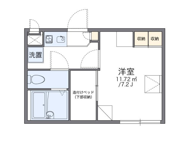 レオパレスエスペーロ本町の間取り