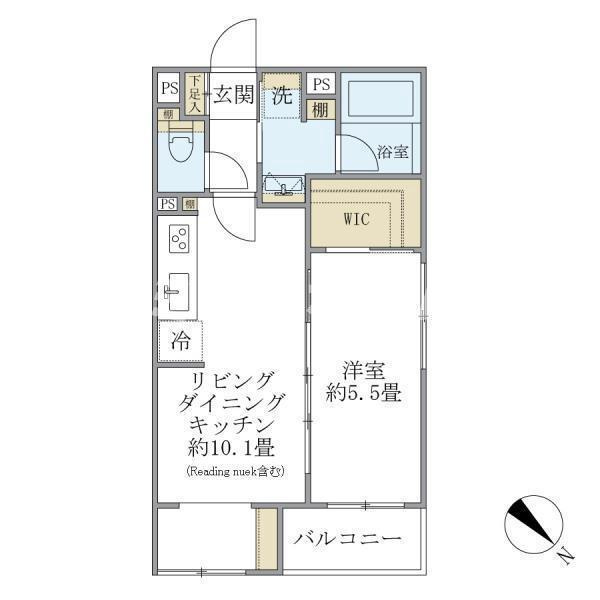 コンポジット大井町ヒルトップの間取り