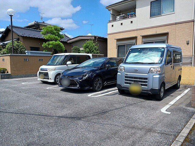 プランドール・フラットの駐車場