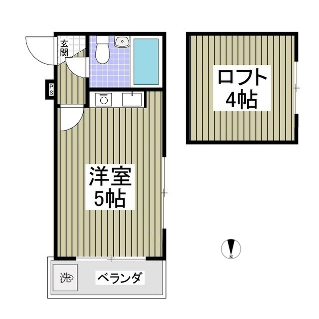 ジュネパレス市川第03の間取り