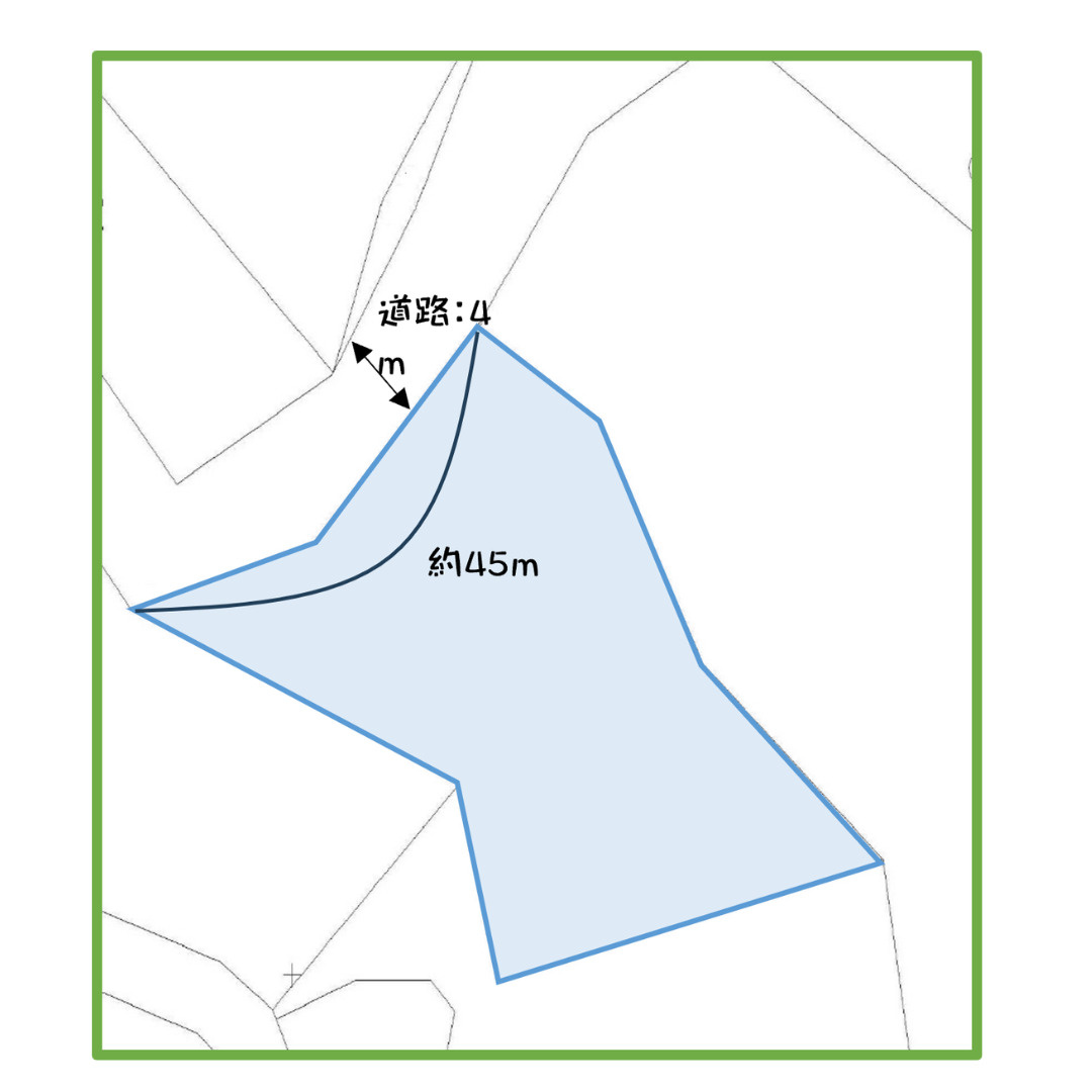 名護市勝山の土地図