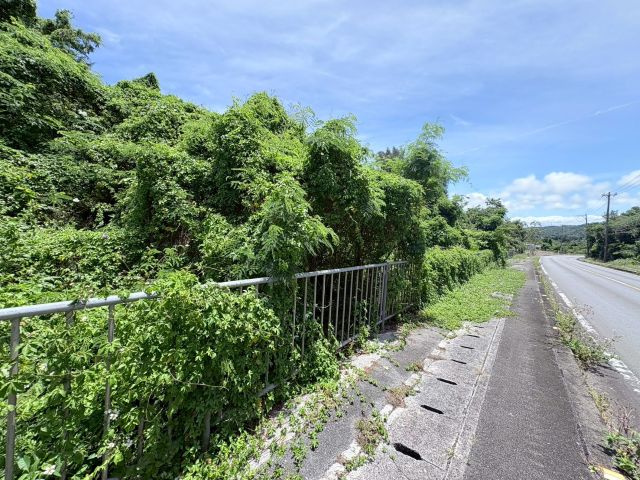 本部町新里の周辺