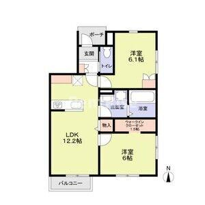 フォレストメゾンカームの間取り