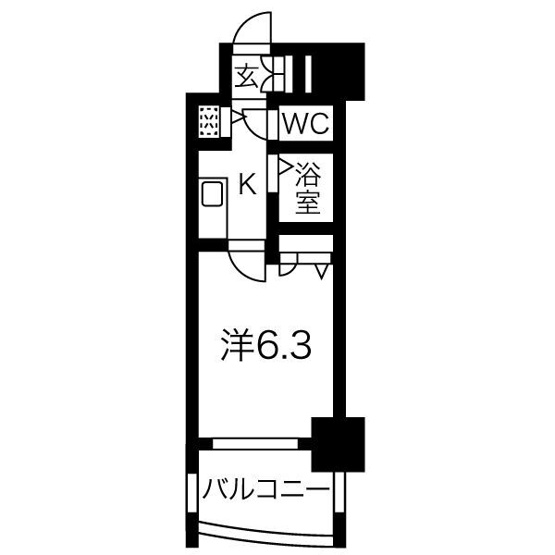 【間取り】 | プレサンス大須観音駅前サクシード