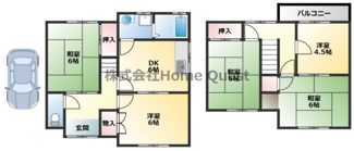 【間取り】 | D-HOUSE柏原Ⅱ