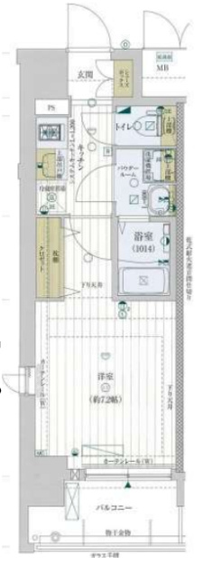 レジュールアッシュ淡路駅前の間取り