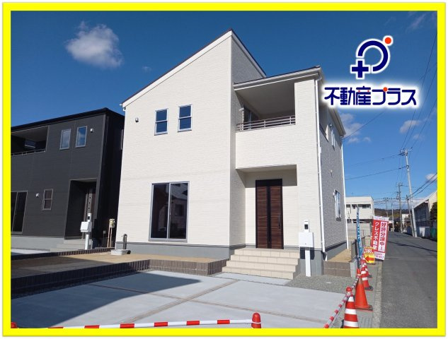 【平下平窪3期／全3棟　2号棟】平第四小・第一中　長期優良住宅の外観|同施工◆外観の写真です◆　
お洒落な新築は気分が上がりますね♪　新しい暮らしをお楽しみいただけます！！家に帰宅するのがより一層楽しみになります♪

