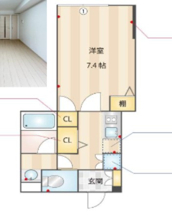 広尾フェリシタの間取り|間取り
