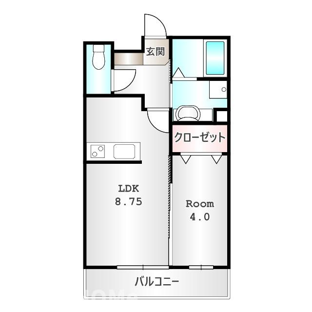 オペラハウス上大島　Ｂの間取り|他社様掲載物件もまとめてご紹介、ご案内可能です(^^)/