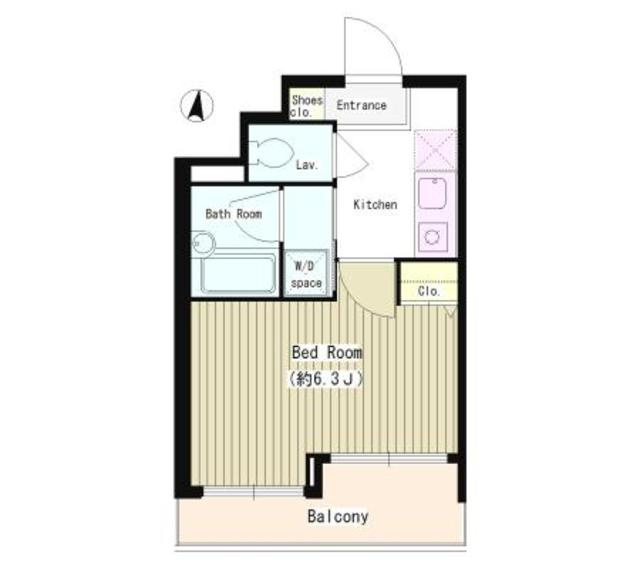 バンブー岩本町の間取り