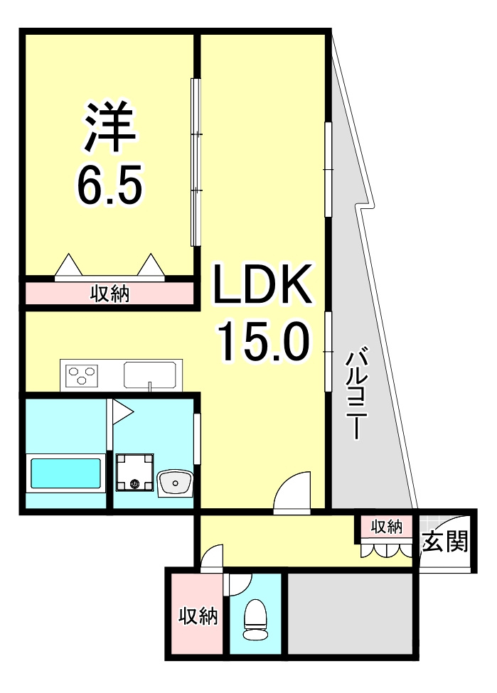 西大島ビルの間取り