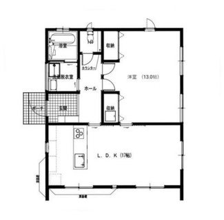 【間取り】 | ☆☆新築分譲　エコタウン久之浜F　限定１棟！！平屋建て！！ | 間取り図です！！平屋建て！！