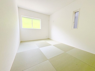 【和室】 | ☆☆新築分譲　いわき市郷ケ丘２丁目A-②　地震に強い安心住宅　全２棟！！即日ご案内致します♪ | リビング横には洋風和室5.0帖！！