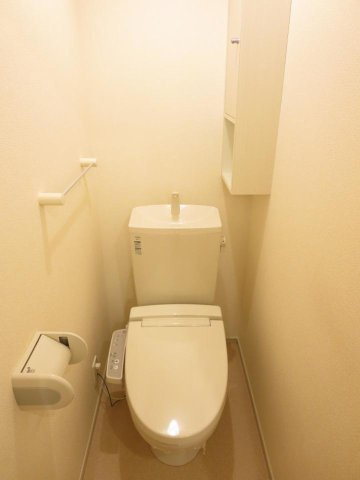 クラール名東イースト　Ｂのトイレ|トイレもきれいです