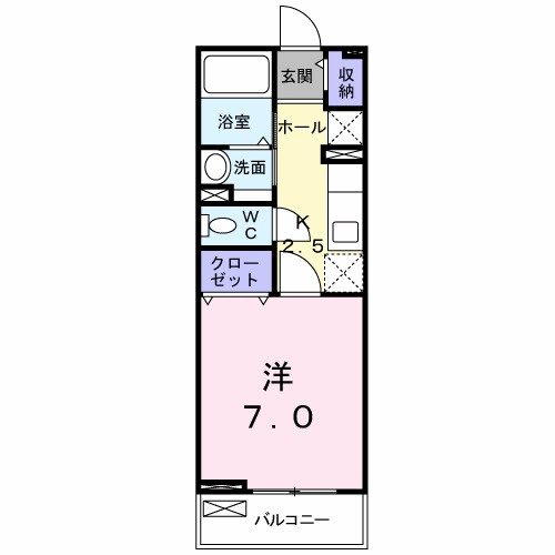 ベルメゾン法花の間取り
