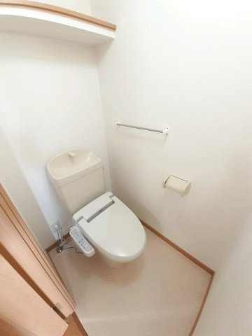 グレースコート　Ｃのトイレ|ゆったりとした空間のトイレです
