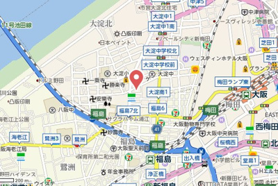 【地図】 | パークフロント北梅田
