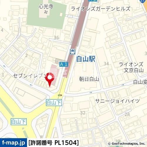 ＤｅＬＣＣＳ白山【おとり物件なし】#学生・社会人にオススメ！初期費用分割払いOK！の地図